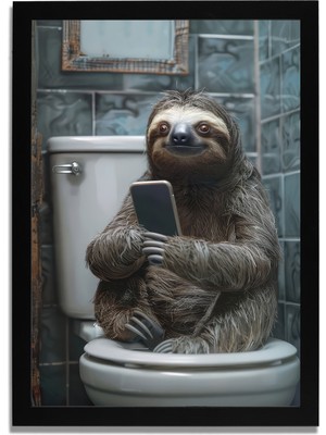 Yapay Zeka Görselli Mdf Plastik Çerçeveli Dekoratif Tablo