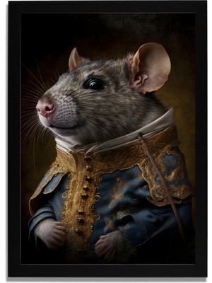 Yapay Zeka Görselli Mdf Plastik Çerçeveli Dekoratif Tablo