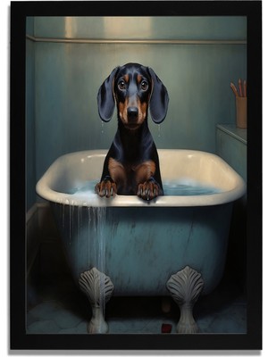 Yapay Zeka Görselli Mdf Plastik Çerçeveli Dekoratif Tablo