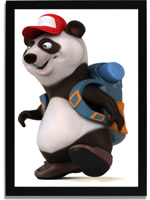 Yapay Zeka Görselli Mdf Plastik Çerçeveli Dekoratif Tablo