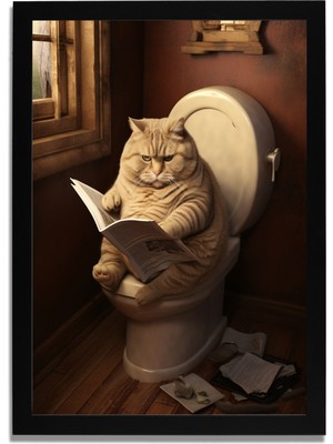 Yapay Zeka Görselli Mdf Plastik Çerçeveli Dekoratif Tablo