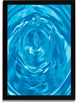 Yapay Zeka Görselli Mdf Plastik Çerçeveli Dekoratif Tablo