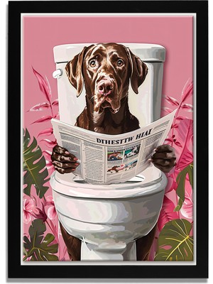 Yapay Zeka Görselli Mdf Plastik Çerçeveli Dekoratif Tablo