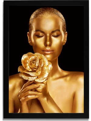 Yapay Zeka Görselli Mdf Plastik Çerçeveli Dekoratif Tablo