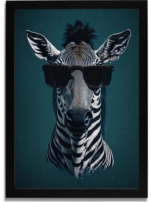 Yapay Zeka Görselli Mdf Plastik Çerçeveli Dekoratif Tablo