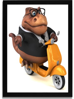 Yapay Zeka Görselli Mdf Plastik Çerçeveli Dekoratif Tablo