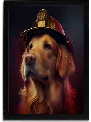 Yapay Zeka Görselli Mdf Plastik Çerçeveli Dekoratif Tablo