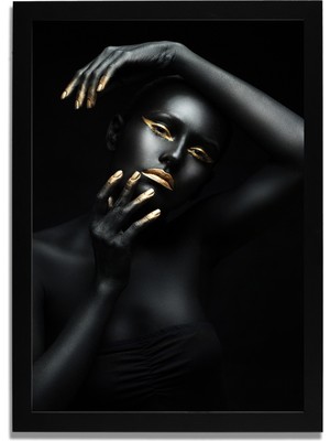 Yapay Zeka Görselli Mdf Plastik Çerçeveli Dekoratif Tablo