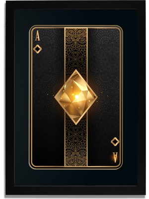 Yapay Zeka Görselli Mdf Plastik Çerçeveli Dekoratif Tablo