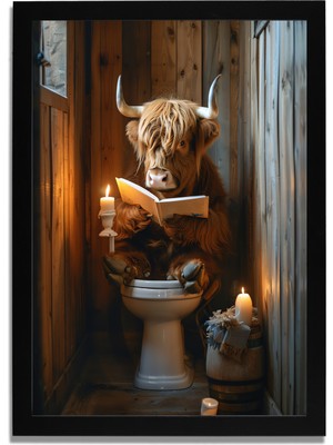 Yapay Zeka Görselli Mdf Plastik Çerçeveli Dekoratif Tablo