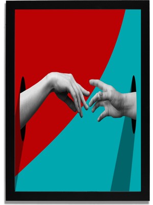 Yapay Zeka Görselli Mdf Plastik Çerçeveli Dekoratif Tablo