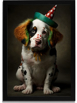 Yapay Zeka Görselli Mdf Plastik Çerçeveli Dekoratif Tablo