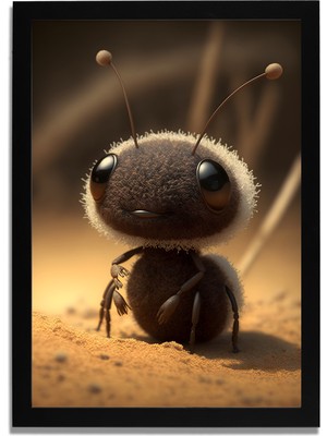 Yapay Zeka Görselli Mdf Plastik Çerçeveli Dekoratif Tablo