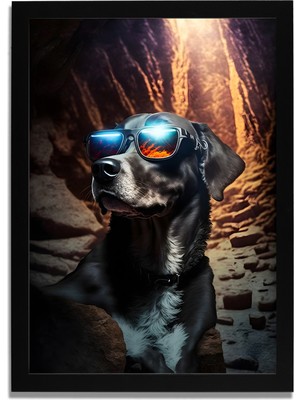 Yapay Zeka Görselli Mdf Plastik Çerçeveli Dekoratif Tablo