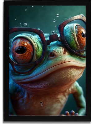 Yapay Zeka Görselli Mdf Plastik Çerçeveli Dekoratif Tablo