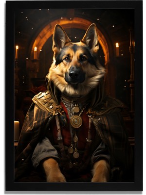 Yapay Zeka Görselli Mdf Plastik Çerçeveli Dekoratif Tablo