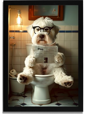 Yapay Zeka Görselli Mdf Plastik Çerçeveli Dekoratif Tablo