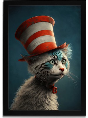 Yapay Zeka Görselli Mdf Plastik Çerçeveli Dekoratif Tablo