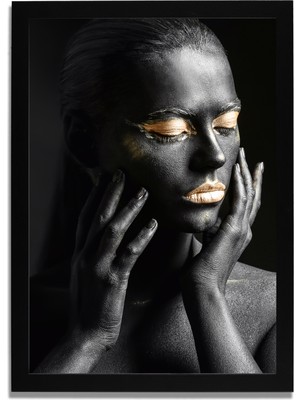 Yapay Zeka Görselli Mdf Plastik Çerçeveli Dekoratif Tablo