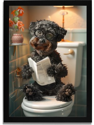 Yapay Zeka Görselli Mdf Plastik Çerçeveli Dekoratif Tablo