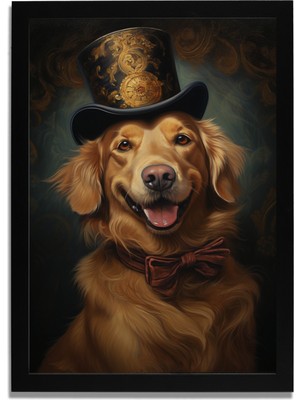 Yapay Zeka Görselli Mdf Plastik Çerçeveli Dekoratif Tablo