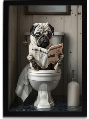 Yapay Zeka Görselli Mdf Plastik Çerçeveli Dekoratif Tablo