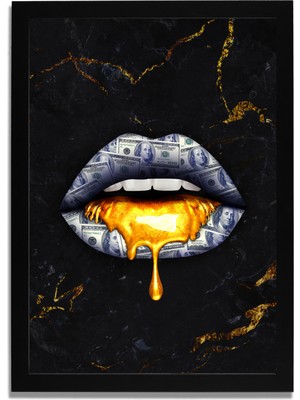 Yapay Zeka Görselli Mdf Plastik Çerçeveli Dekoratif Tablo