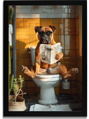 Yapay Zeka Görselli Mdf Plastik Çerçeveli Dekoratif Tablo