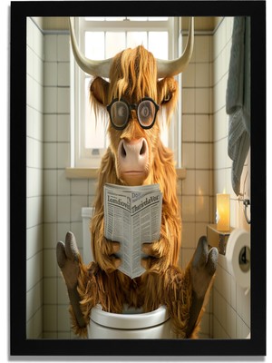 Yapay Zeka Görselli Mdf Plastik Çerçeveli Dekoratif Tablo