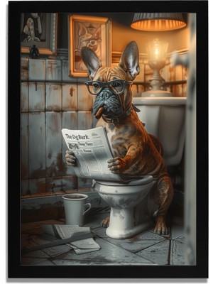 Yapay Zeka Görselli Mdf Plastik Çerçeveli Dekoratif Tablo