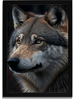 Yapay Zeka Görselli Mdf Plastik Çerçeveli Dekoratif Tablo