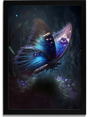 Yapay Zeka Görselli Mdf Plastik Çerçeveli Dekoratif Tablo