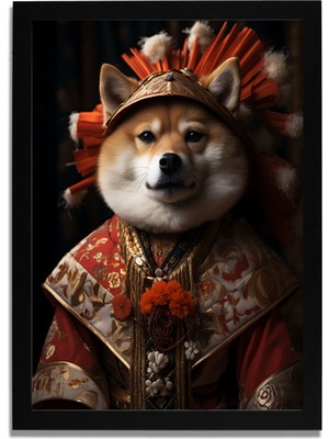 Yapay Zeka Görselli Mdf Plastik Çerçeveli Dekoratif Tablo