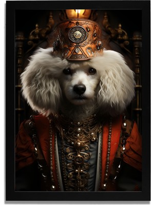 Yapay Zeka Görselli Mdf Plastik Çerçeveli Dekoratif Tablo