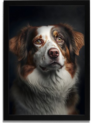 Yapay Zeka Görselli Mdf Plastik Çerçeveli Dekoratif Tablo