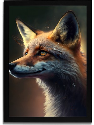 Yapay Zeka Görselli Mdf Plastik Çerçeveli Dekoratif Tablo