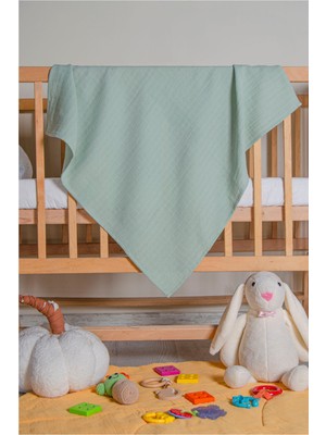LUCKKA Renkli Çok Amaçlı Müslin Örtü Battaniye %100 Pamuk 75 x 75 cm Yumuşak ve Nefes Alabilen - ZTC000