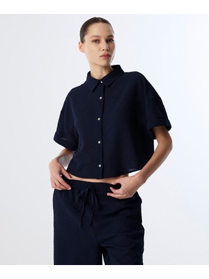 Twist DOKULU CROP GÖMLEK TS1250025227015