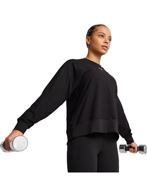 Puma Cloudspun Fashion Midlayer Kadın Siyah Antrenman T-Shirt 52668801