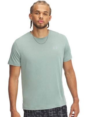 Under Armour Launch Erkek Yeşil Günlük Stil T-Shirt 1382582-348