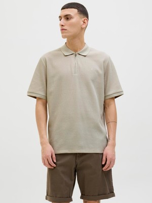 Jjeaustın Zıp Polo Ss Noos Moonbeam