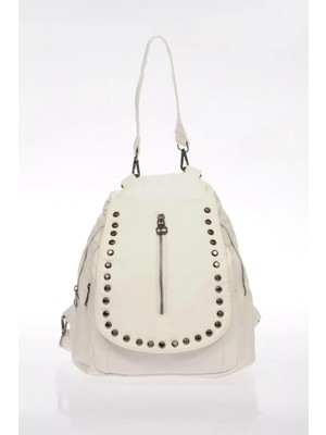 Beyaz Kadın   Sırt Çantası BRC1763