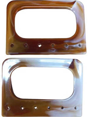 Dervis'İN Çanta Sapı Akrilik Kare Delikli 12 cm