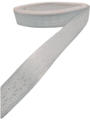 Dervis'İN Tafta Dantel Görünümlü Kurdele Gri 25 mm 5 Metre