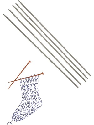 Çorap Şiş Metalize 20 cm 3 Numara