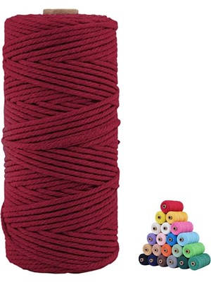 Dervis'İN Pamuk Makrome 2 mm Bordo
