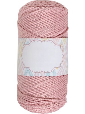 Dervis'İN Makrome İpi 3mm Polyester Açık Pembe