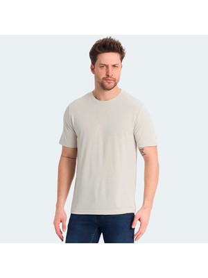 Lumberjack 5m MB Modal SB203 5fx Erkek Tişört Bej