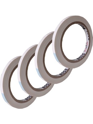 Klips Bandı, Poşet Ağızı Kapatma Bandı 12 mm Beyaz 4 Adet