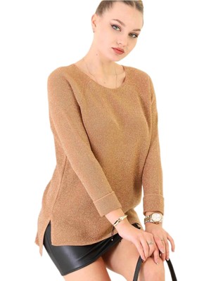 Lavella Kadın Simli Kazak 12557 BGL-ST04111